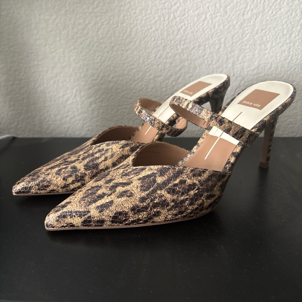 Dolce Vita Leopard Print Heels
